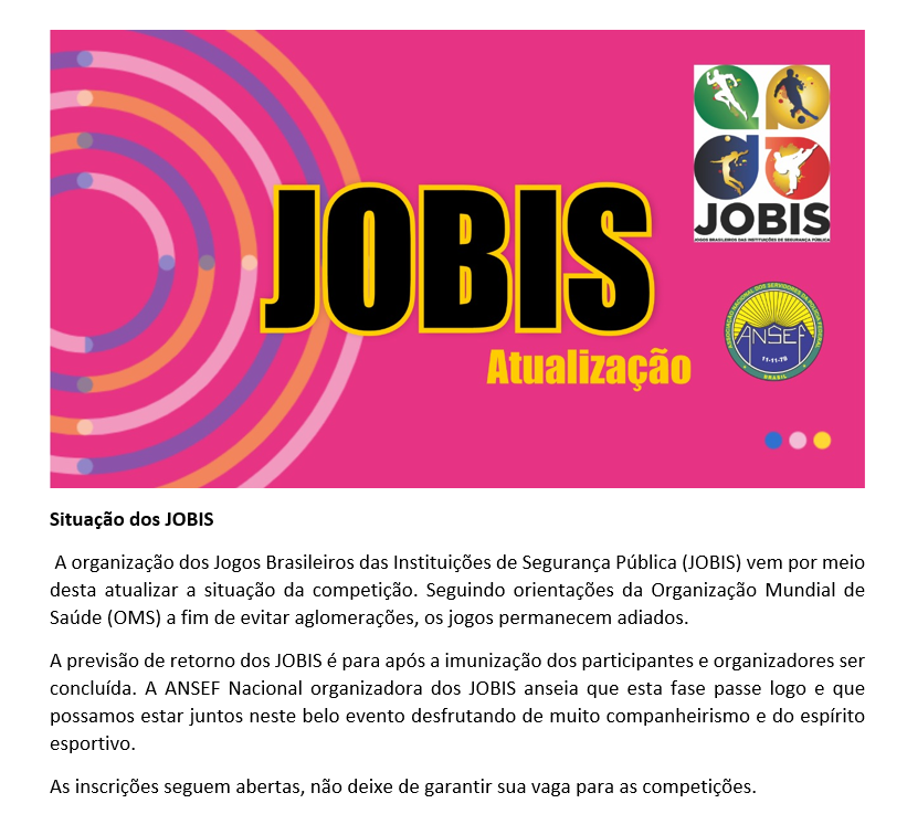 JOBIS ATUALIZAÇÃO